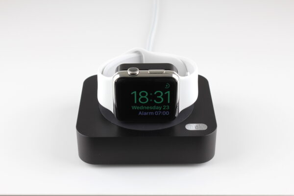 bloK Black Night Stand Mode 4 Front View (with watch)