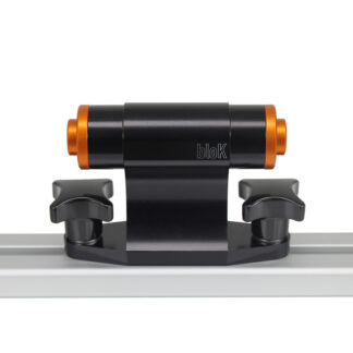 Bike Fork Mount Fits Diameter 12mm Axle x 100mm Fork Width - Compatible with Sliding Tray or Extrusion Rails (ORANGE)