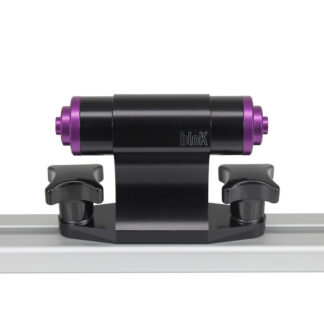 Bike Fork Mount Fits Diameter 05mm Axle x 100mm Fork Width - Compatible with Sliding Tray or Extrusion Rails (Purple)