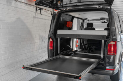 SWB/LWB - Sliding Tray + Removable Extending Double Bed