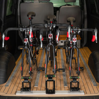 VW Caddy Bike Rail Setups