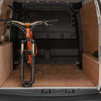 VW Caddy NEW 2020-Present - 1160mm Fork Mount Rail Single T-Slot -  Fits Rear Cargo Hoop Mount Holes